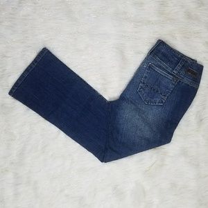 Industrial Cotton High Waist Distressed Jeans